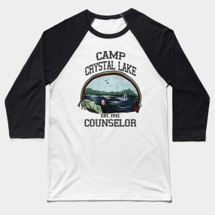 Camp Crystal Lake Counselor Baseball T-Shirt